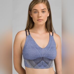 NWT Prana 'Quartzite Crop Top' size S, Blue Sangria